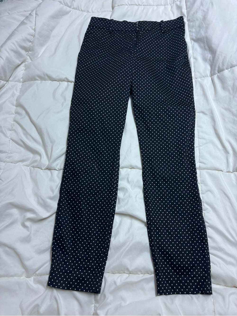 H&M Black Polka Dot Trousers